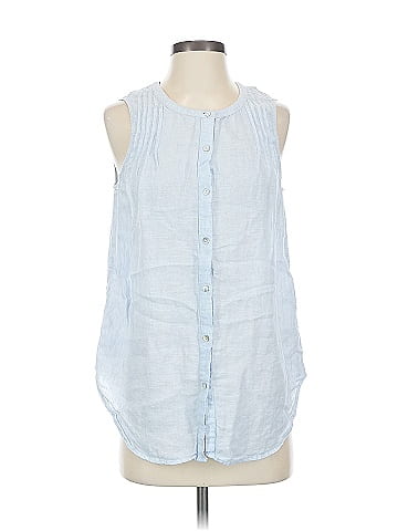 H By Halston Sleeveless Button-Down Shirt (view 1)