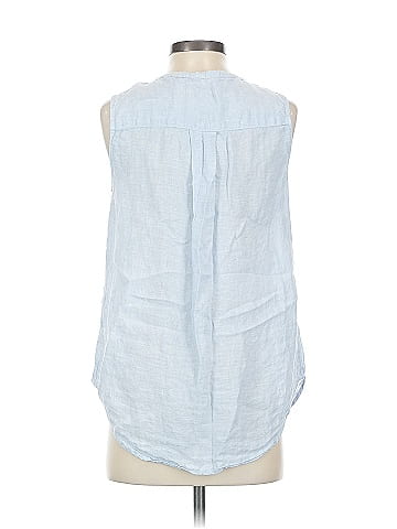 H By Halston Sleeveless Button-Down Shirt (view 2)