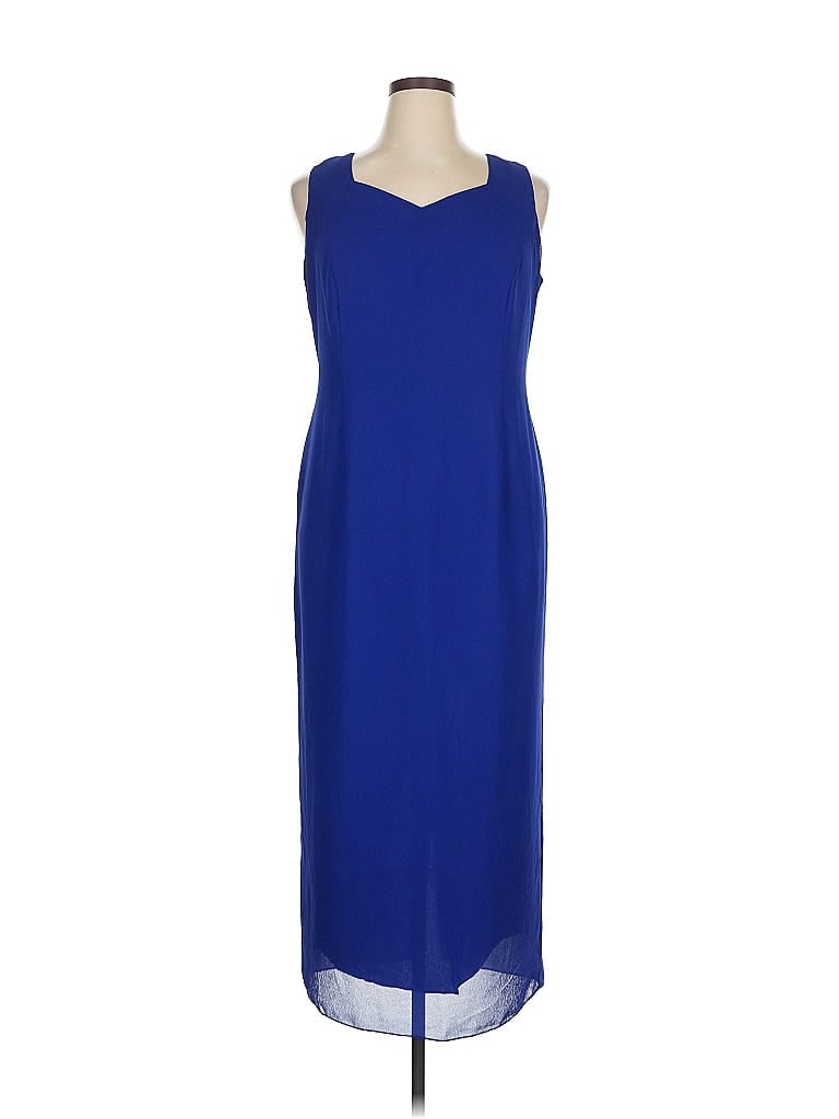 Pre-owned R & M Richards Casual Dress In Blue