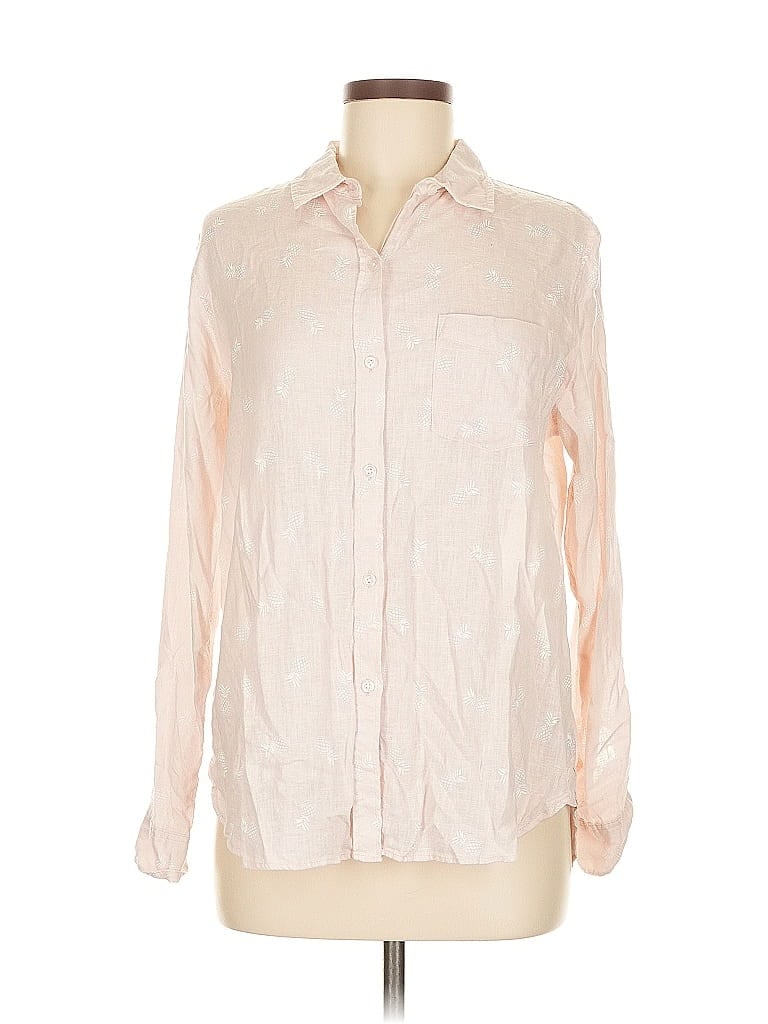 Rails Pink Long Sleeve Button-Down Shirt Size M - photo 1