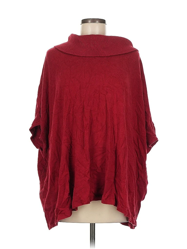 Pre-owned Banana Republic Factory Store Poncho In Red