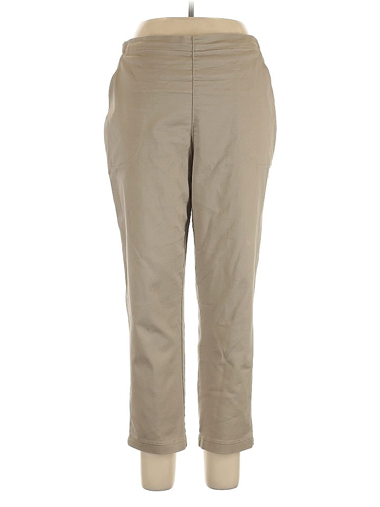 Pre-owned Croft & Barrow Casual Pants In Brown