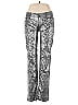 Emperial Paisley Silver Casual Pants Size 13 - photo 1