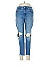 Gap Hearts Blue Jeans Size 6 - photo 1