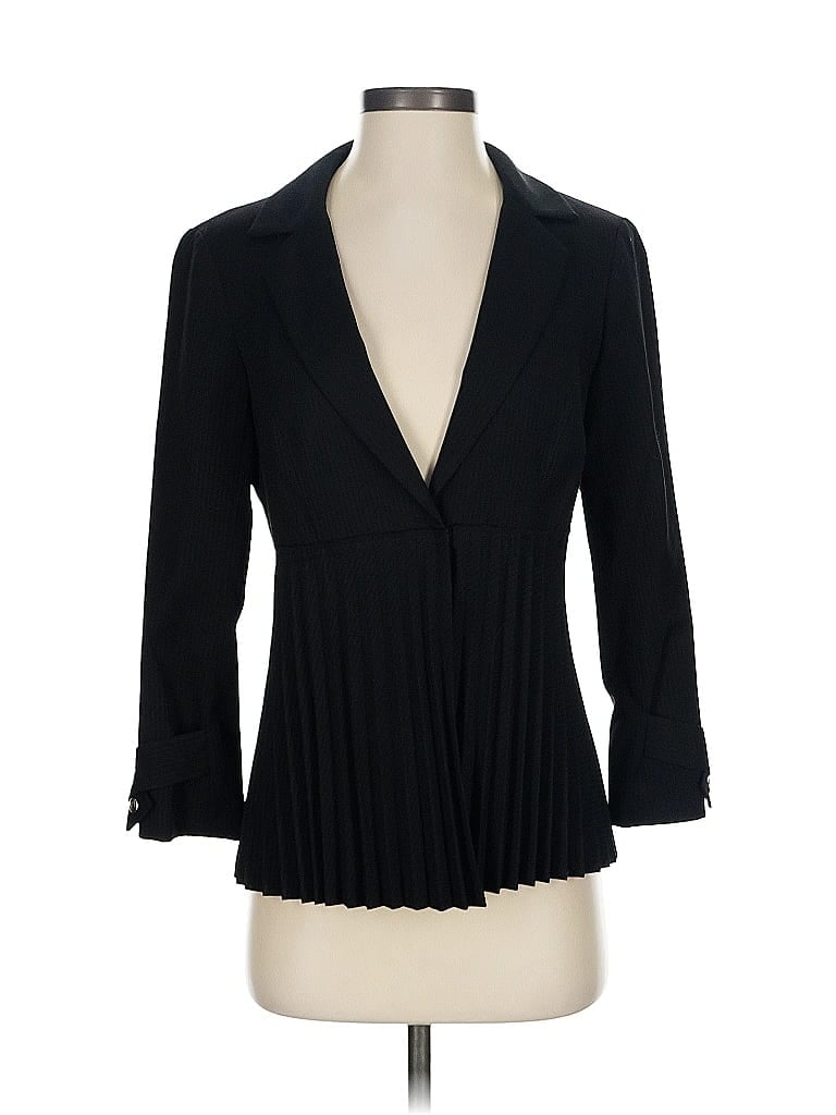 Pre-owned Poleci Blazer Jacket In Black