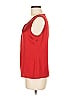 St. John Red Sleeveless Blouse Size 8 - photo 4