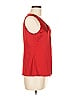 St. John Red Sleeveless Blouse Size 8 - photo 3