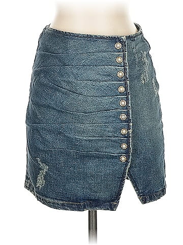 retrofête Denim Skirt (view 1)