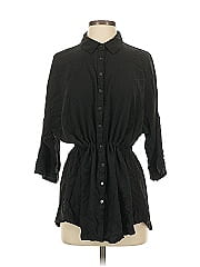 L Space 3/4 Sleeve Button Down Shirt