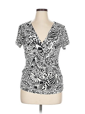Cable & Gauge Short Sleeve Blouse (view 1)
