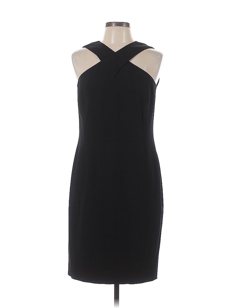Worth New York Black Cocktail Dress Size 10 - photo 1
