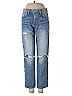 Flying Monkey 100% Cotton Stripes Blue Jeans Size 25 waist - photo 1