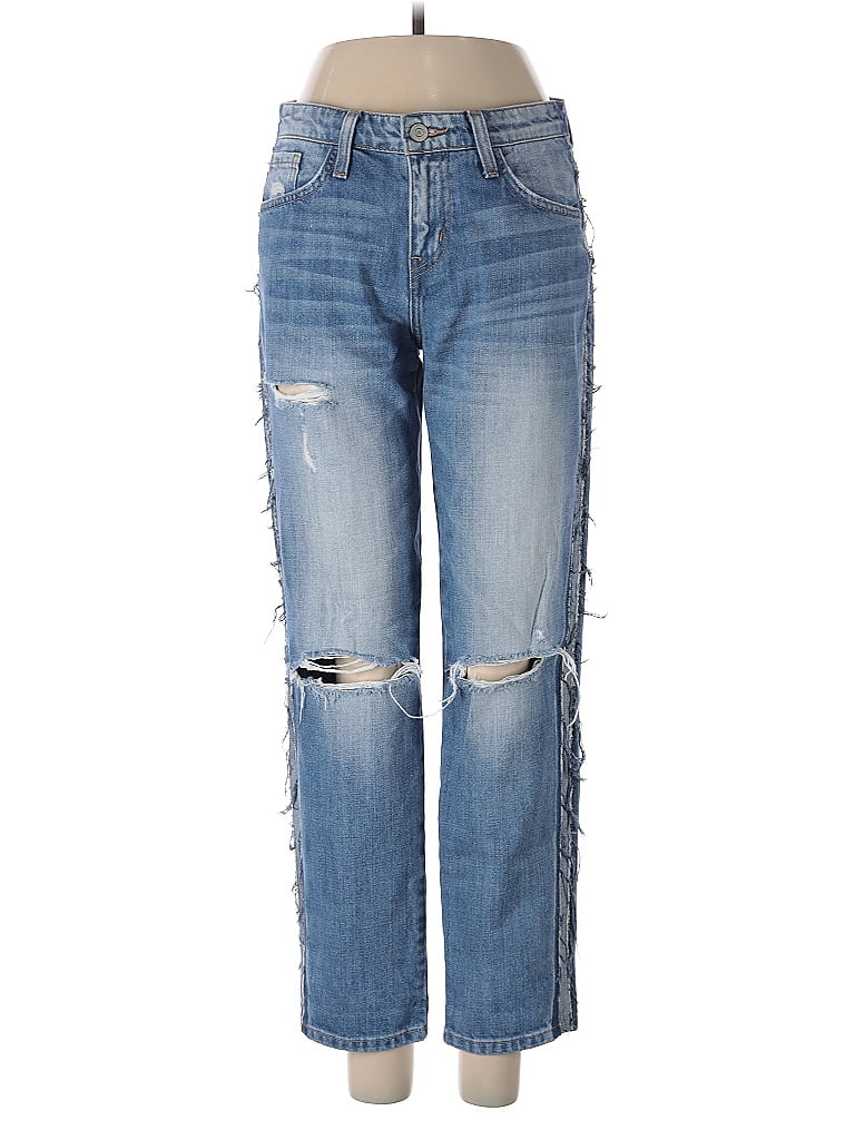 Flying Monkey 100% Cotton Stripes Blue Jeans Size 25 waist - photo 1