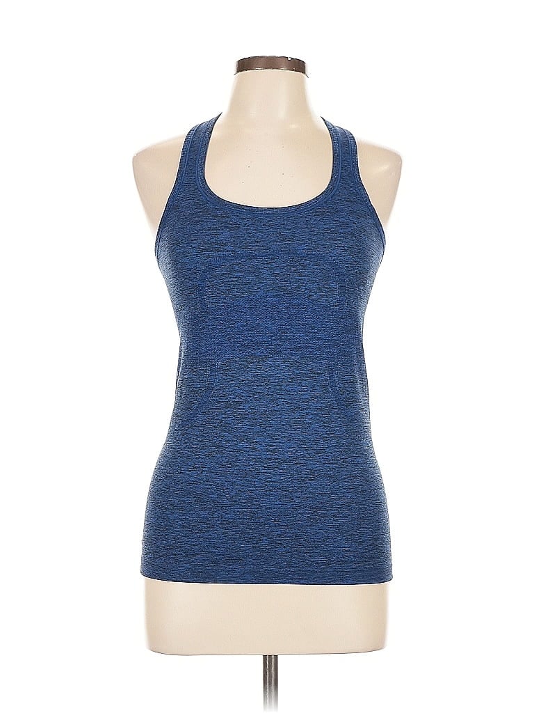 Pre-owned Lululemon Athletica Active Tank Top In Blue