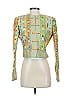 Carlisle 100% Silk Green Blue Jacket Size 2 - photo 1
