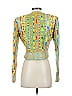 Carlisle 100% Silk Green Blue Jacket Size 2 - photo 2