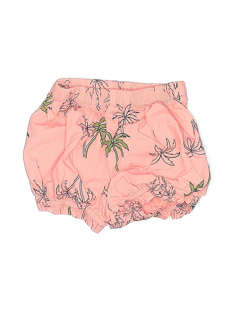 Tea 100% Cotton Tropical Pink Shorts Size 6-9 mo - photo 1