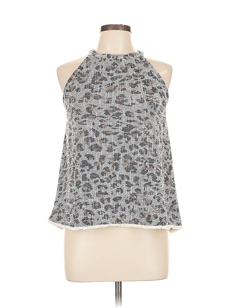 Click to view more detailed imagery on our partner's website Pre-owned W5 Sleeveless Blouse In Gray