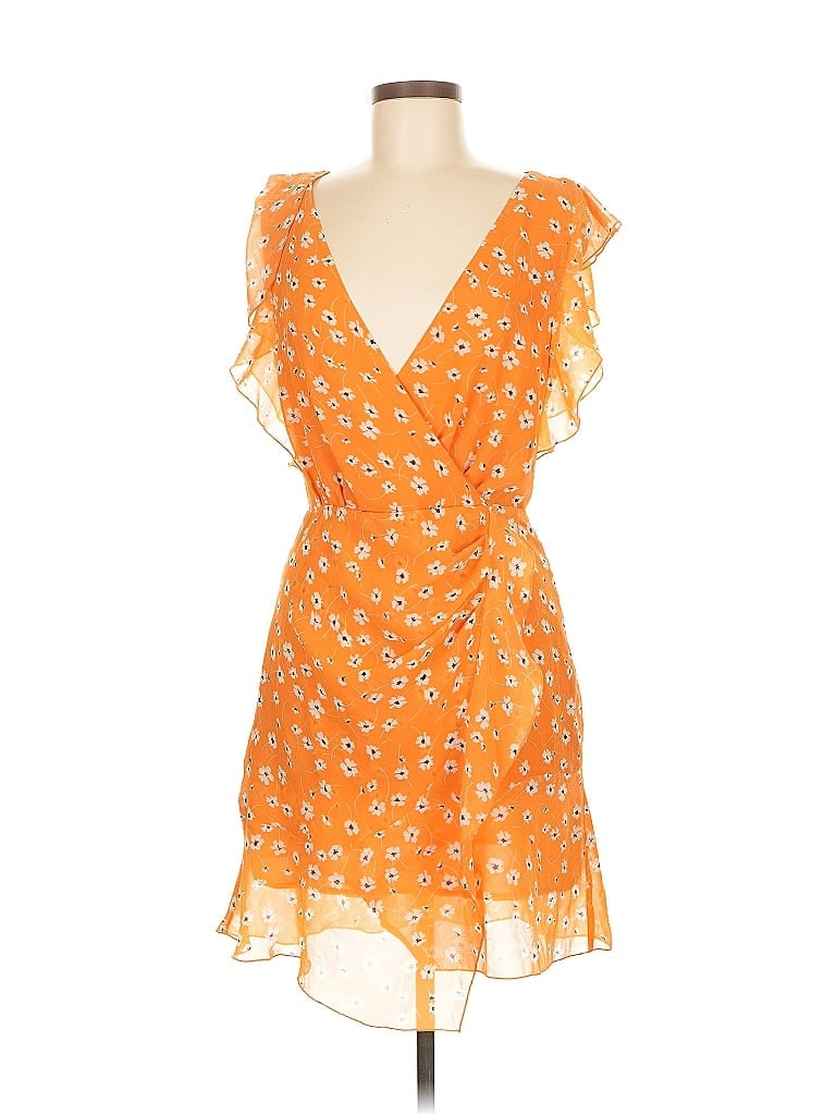 Pre-owned Mng Cocktail Dress In Orange