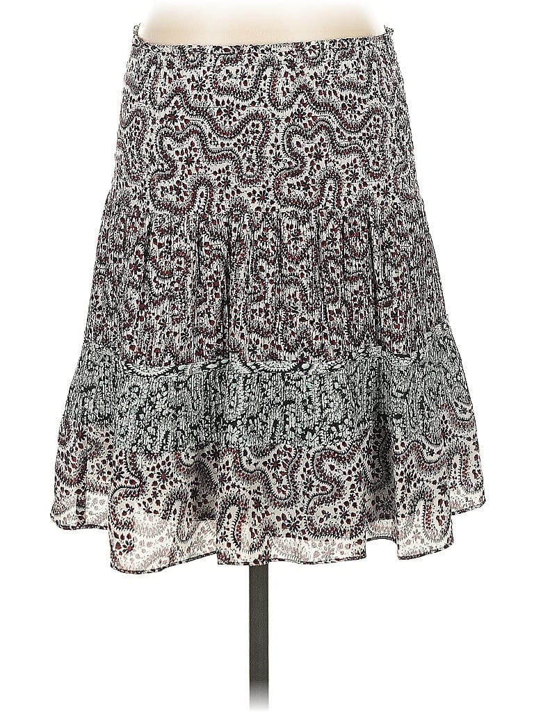 Pre-owned A.l.c Silk Skirt In Gray