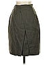 Giorgio Armani 100% Wool Chevron-herringbone Gray Green Wool Skirt Size 4 - photo 2