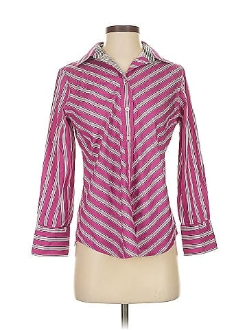 Jones New York Signature 3/4 Sleeve Button-Down Shirt (view 1)