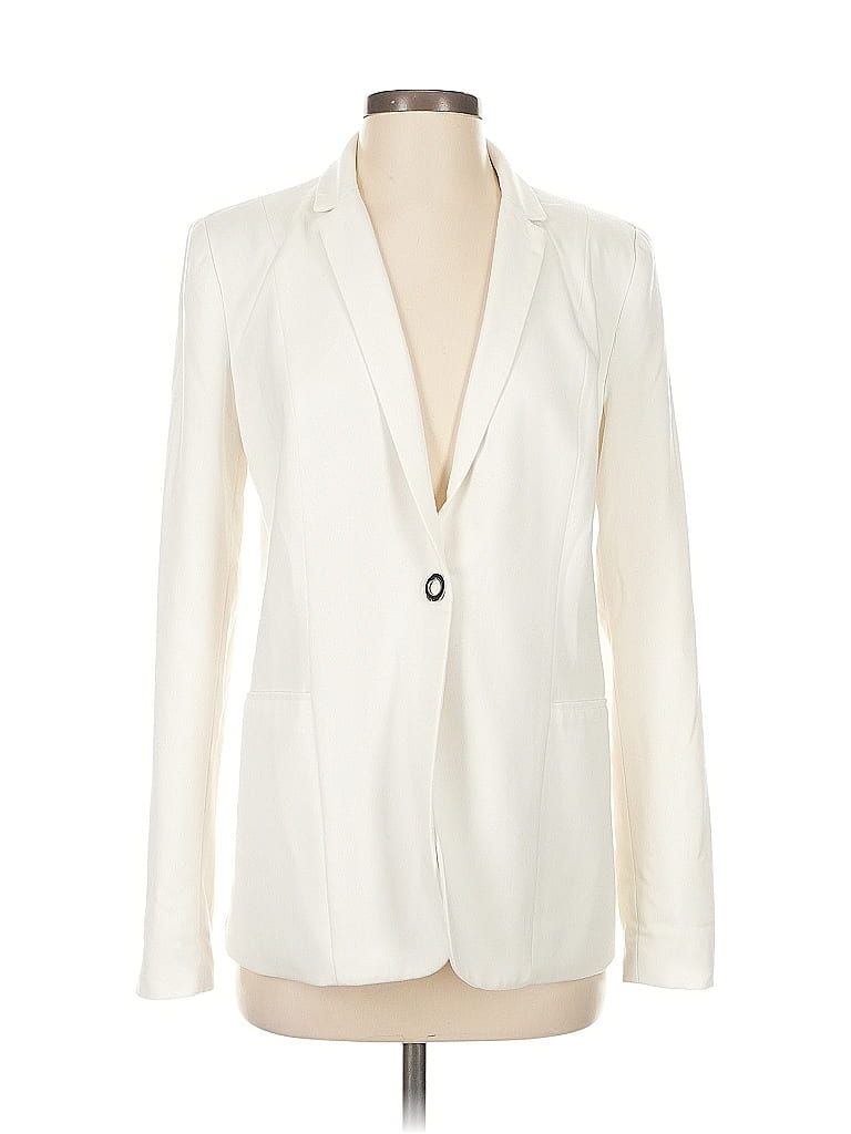 Pre-owned T Tahari Cardigan Sweater In White