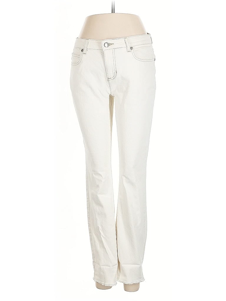 Pre-owned Eileen Fisher Jeans In White
