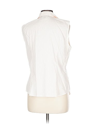 Jones New York Signature Sleeveless Button-Down Shirt (view 2)