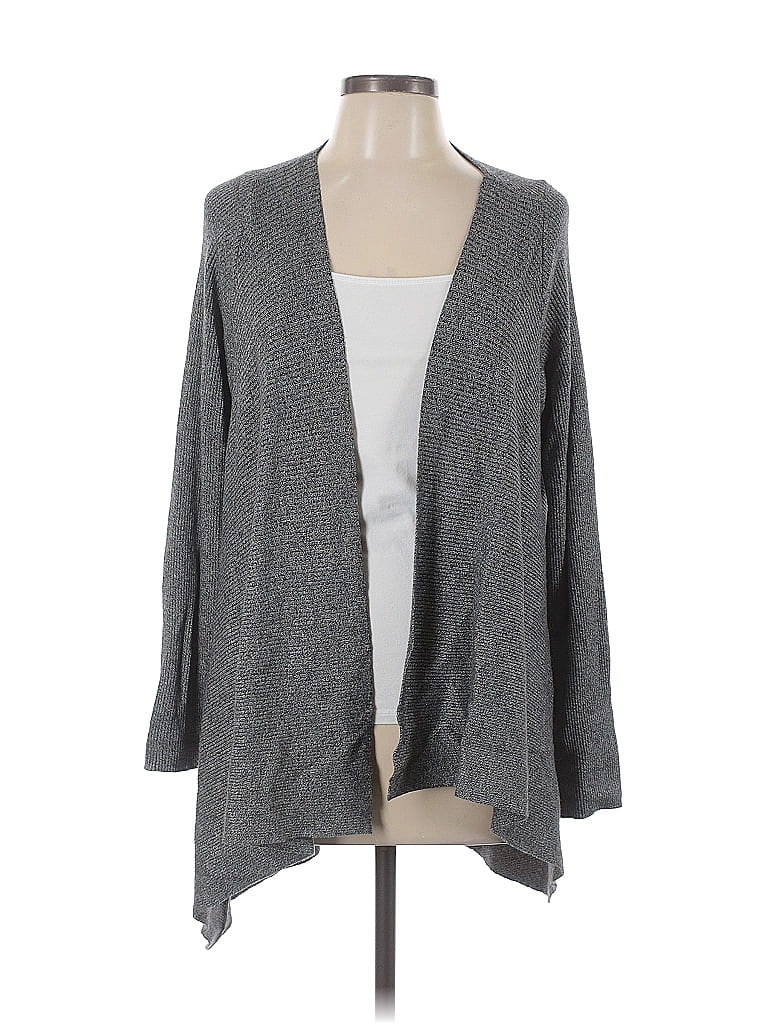 Pre-owned Dana Buchman Cardigan Sweater In Gray
