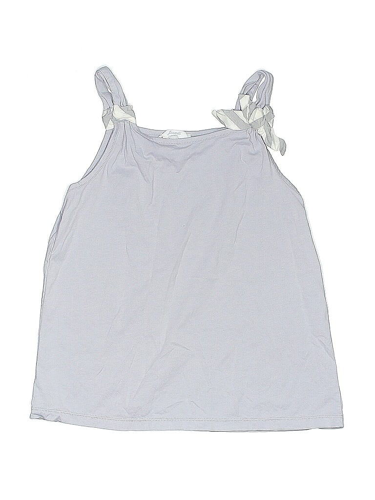 Jacadi 100% Cotton Gray Sleeveless Blouse Size 10 - photo 1