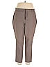 Studio by Torrid Solid Brown Dress Pants Size 14 - photo 1