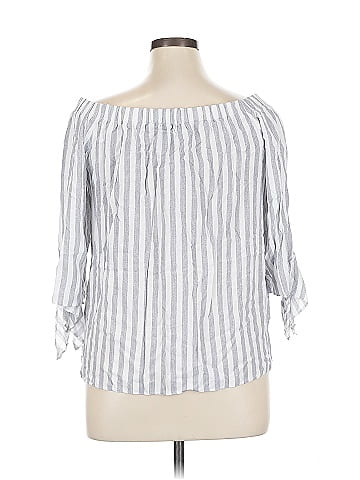 Atmosphere 3/4 Sleeve Blouse (view 2)