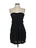 BCBGeneration 100% Polyester Solid Black Cocktail Dress Size 0 - photo 1