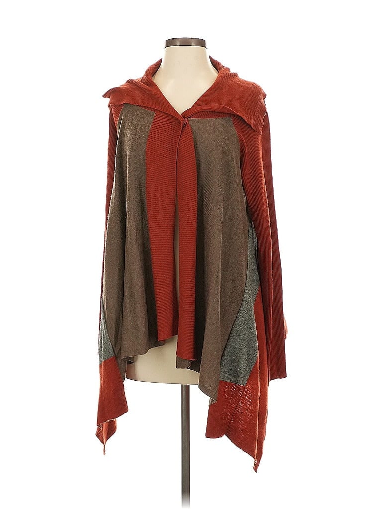 Pre-owned Soft Surroundings Poncho In Brown