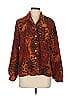 Françoise 100% Polyester Animal Print Orange Long Sleeve Blouse Size EU (IT) 44 / US 8 - photo 1