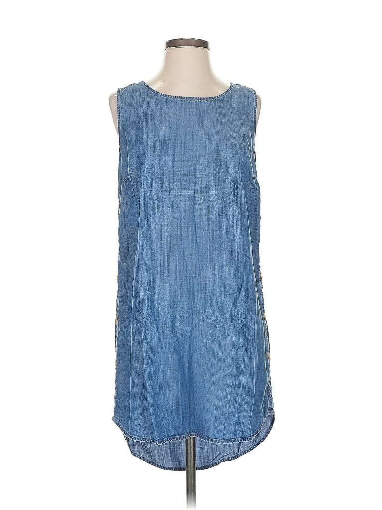 Pre-owned Ann Taylor Loft Outlet Casual Dress In Blue