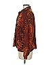 Françoise 100% Polyester Animal Print Orange Long Sleeve Blouse Size EU (IT) 44 / US 8 - photo 6
