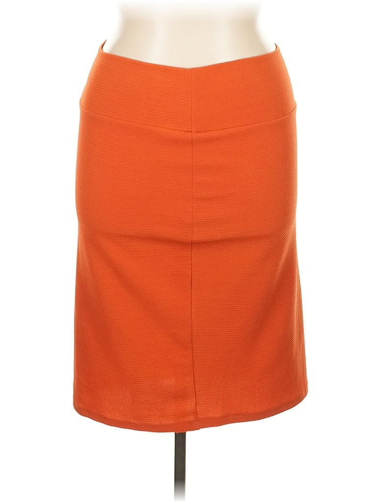 Pre-owned Lularoe Casual Skirt In Orange