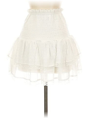 Princess Polly White Casual Skirt Size 2