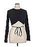 A.L.C. 100% Cotton Black Long Sleeve Top Size XL - photo 1