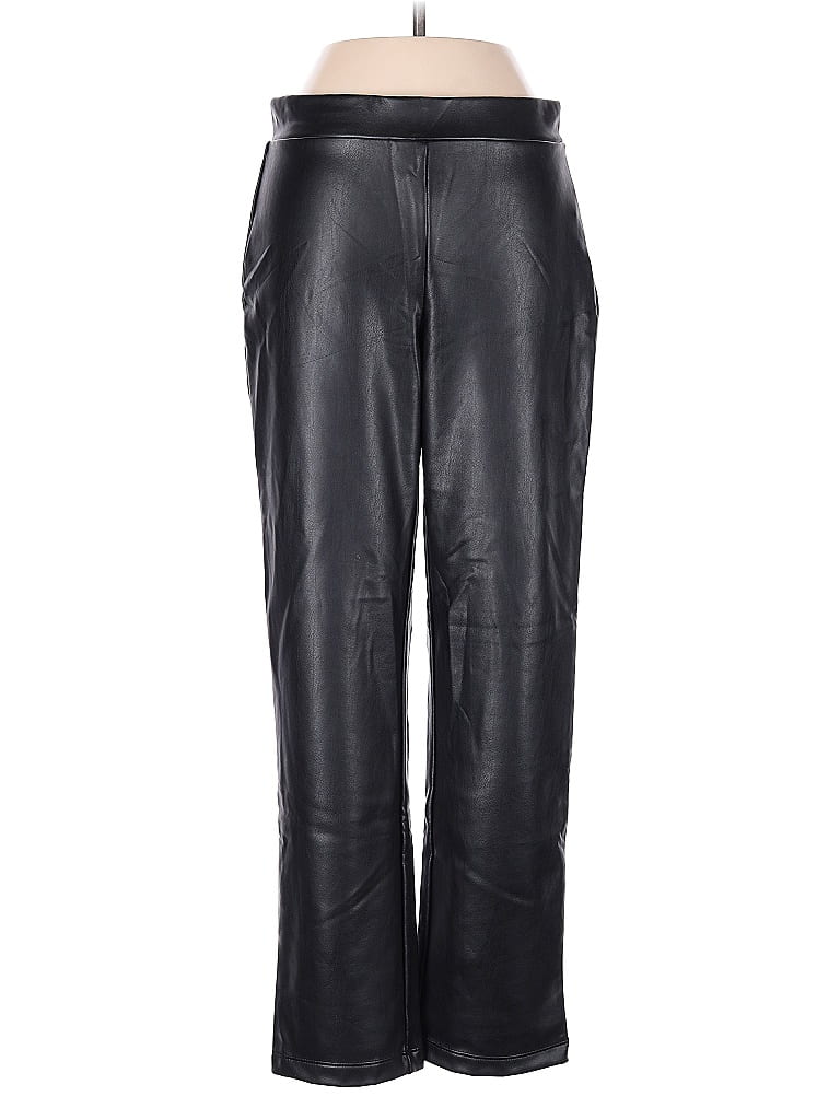 Pre-owned Sanctuary Faux Leather Pants In Black