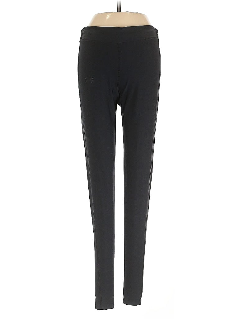 Pre-owned Under Armour Active Pants In Black