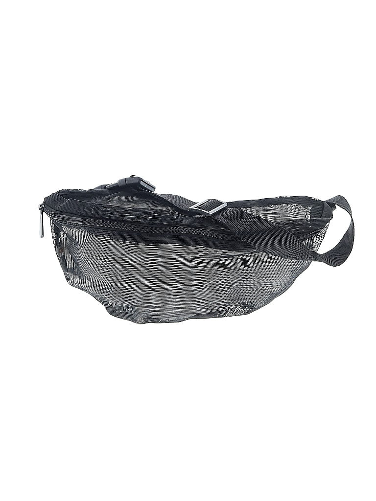 Shore 100% Polyester Gray Black Belt Bag One size - photo 1