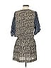 Ecote 100% Polyester Print Gray Casual Dress Size S - photo 2