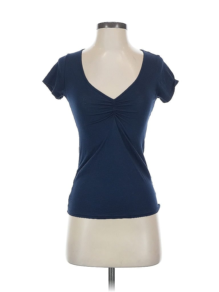 Pre-owned Velvet By Graham & Spencer Short Sleeve T-shirt In Blue