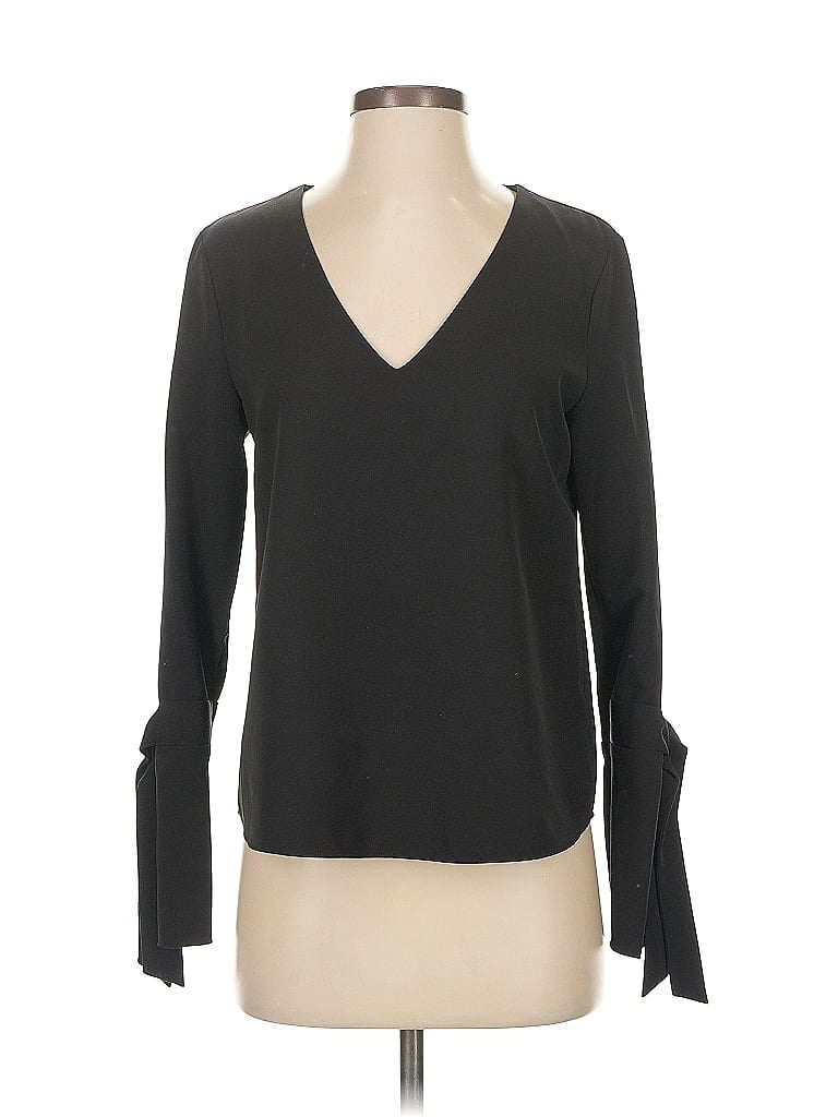 Pre-owned Cooper & Ella Long Sleeve Blouse In Gray