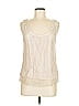 Sunday in Brooklyn 100% Polyester Ivory Sleeveless Top Size M - photo 1