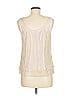 Sunday in Brooklyn 100% Polyester Ivory Sleeveless Top Size M - photo 3