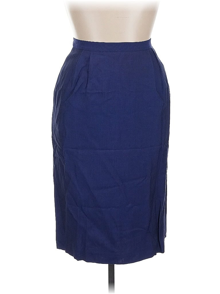 Pre-owned Unbranded Formal Skirt In Blue